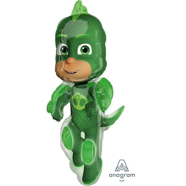 Balónek fóliový Pyžamasky (PJ Masks) Gekko 58 cm x 96 cm