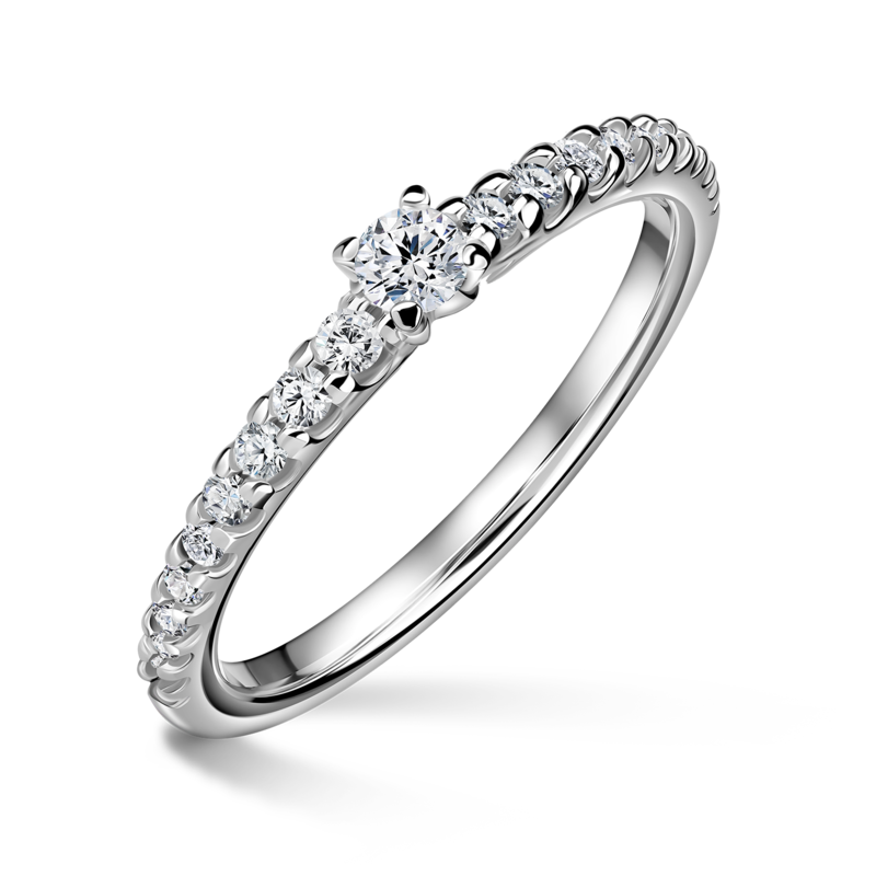 Aria | Zásnubní prsten se středovým kamenem 0.055ct