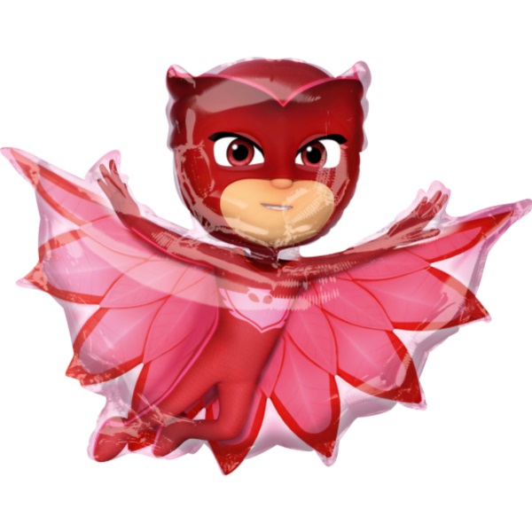 Balónek fóliový Pyžamasky (PJ Mask) Sovička 58 cm x 96 cm