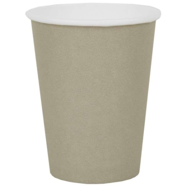 Kelímky papírové Taupe 250 ml 10 ks