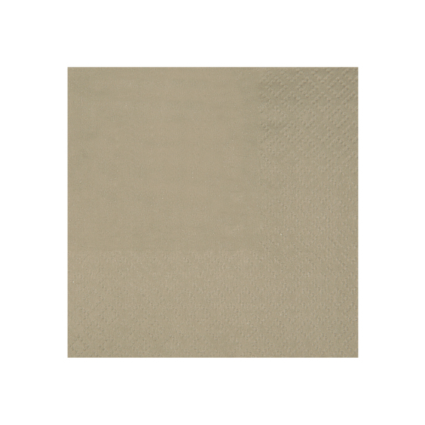 Ubrousky Taupe 21 x 20 cm 25 ks