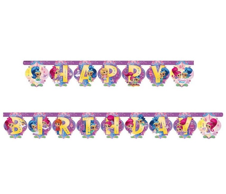 Banner Shimmer & Shine 200x15 cm