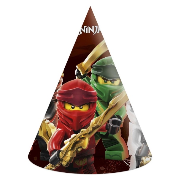 Lego Ninjago - Čepičky papírové 6 ks