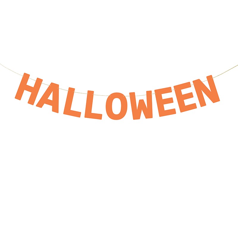 Banner Halloween oranžový 2