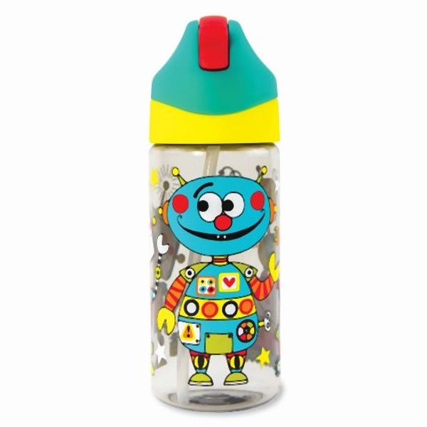 Party s roboty - Lahev s s brčkem 350 ml