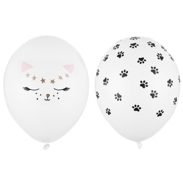 Meow party - Balónky latexové Kočička mix 30 cm 50 ks