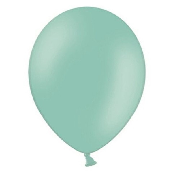 Balónky latexové pastelové mint - 27 cm 100 ks