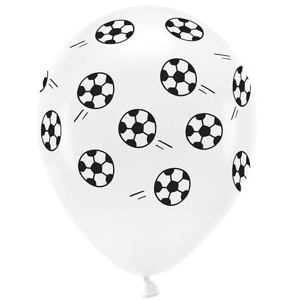 Balónky latexové Fotbal 33cm 6ks