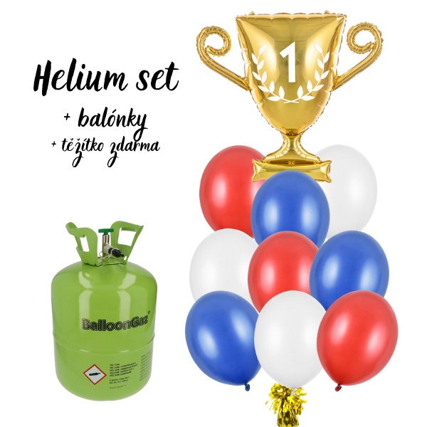 Helium a balonky - Fandíme hokeji - Pohár - 9 balónků mix