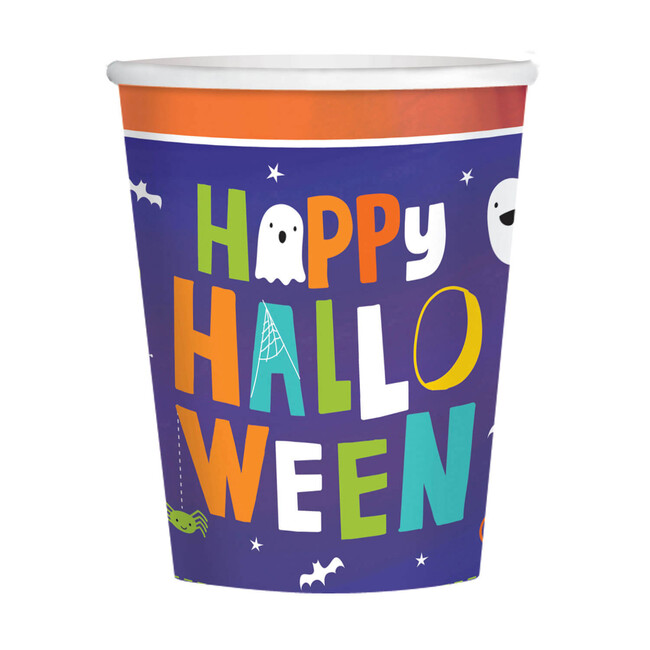 Papírové kelímky Halloween Friends 250ml 8ks