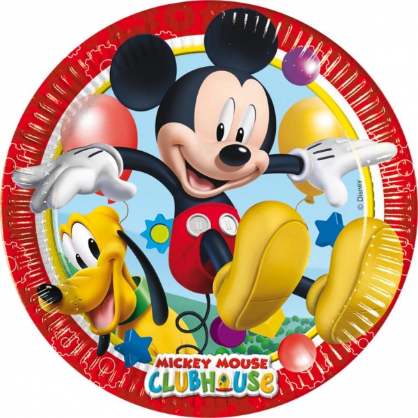 Papírové talíře Mickey Mouse 23cm 8ks