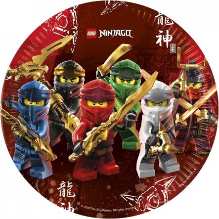 Papírové talíře Lego Ninjago 23cm 8ks