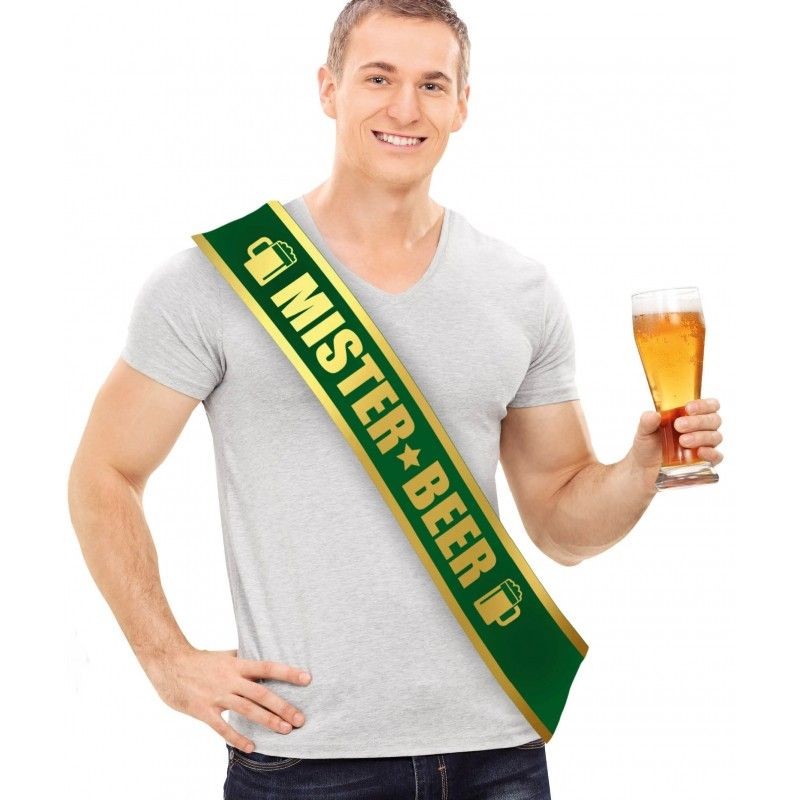 Šerpa Mister Beer zelená 1 ks