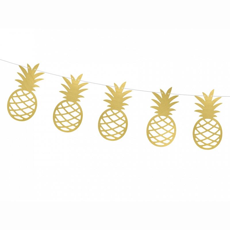 Girlanda Aloha Ananas zlatý 2 m