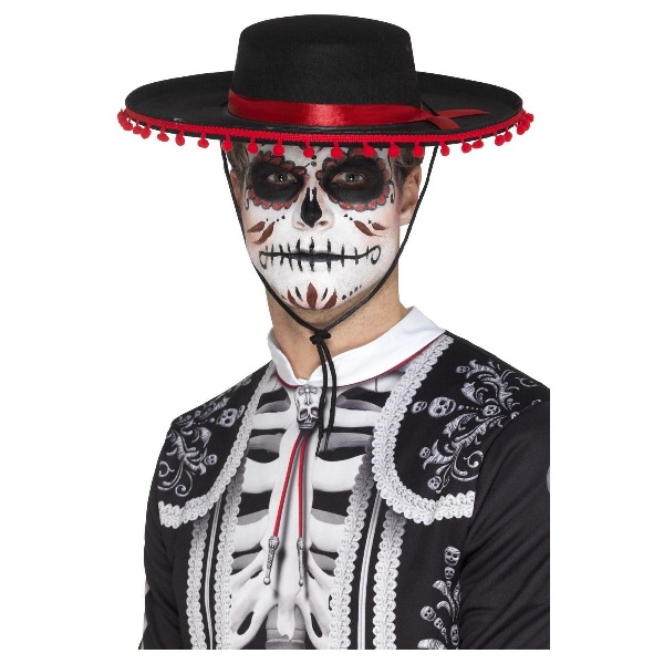 Halloween Dia de los Muertos - Klobouk