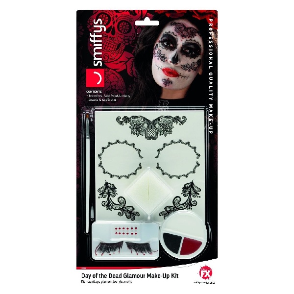 Halloween Dia de los Muertos - Make-up set Glamour