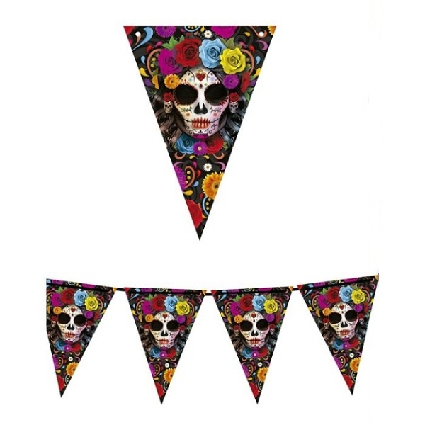 Vlaječková girlanda Catrina 19x27 cm 300 cm