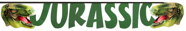 Banner Dinosauri Jurassic 30x500cm