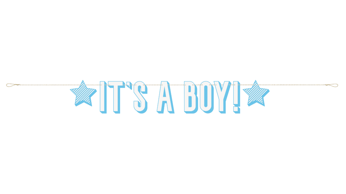 Banner It´s a Boy 152cm