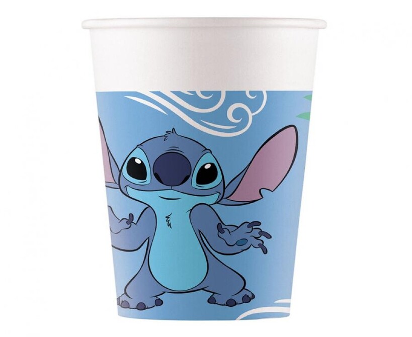 Papírové kelímky Stitch 200ml 8ks