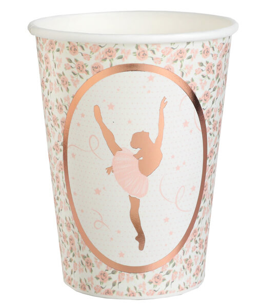 Papírové kelímky Ballerina 250ml 10ks