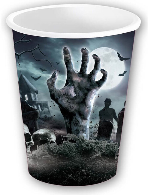 Papírové kelímky Zombie Awakens 240ml 6ks