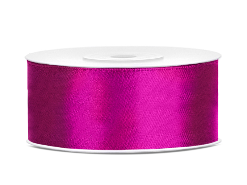 Saténová stuha fuchsia 25mm / 25m