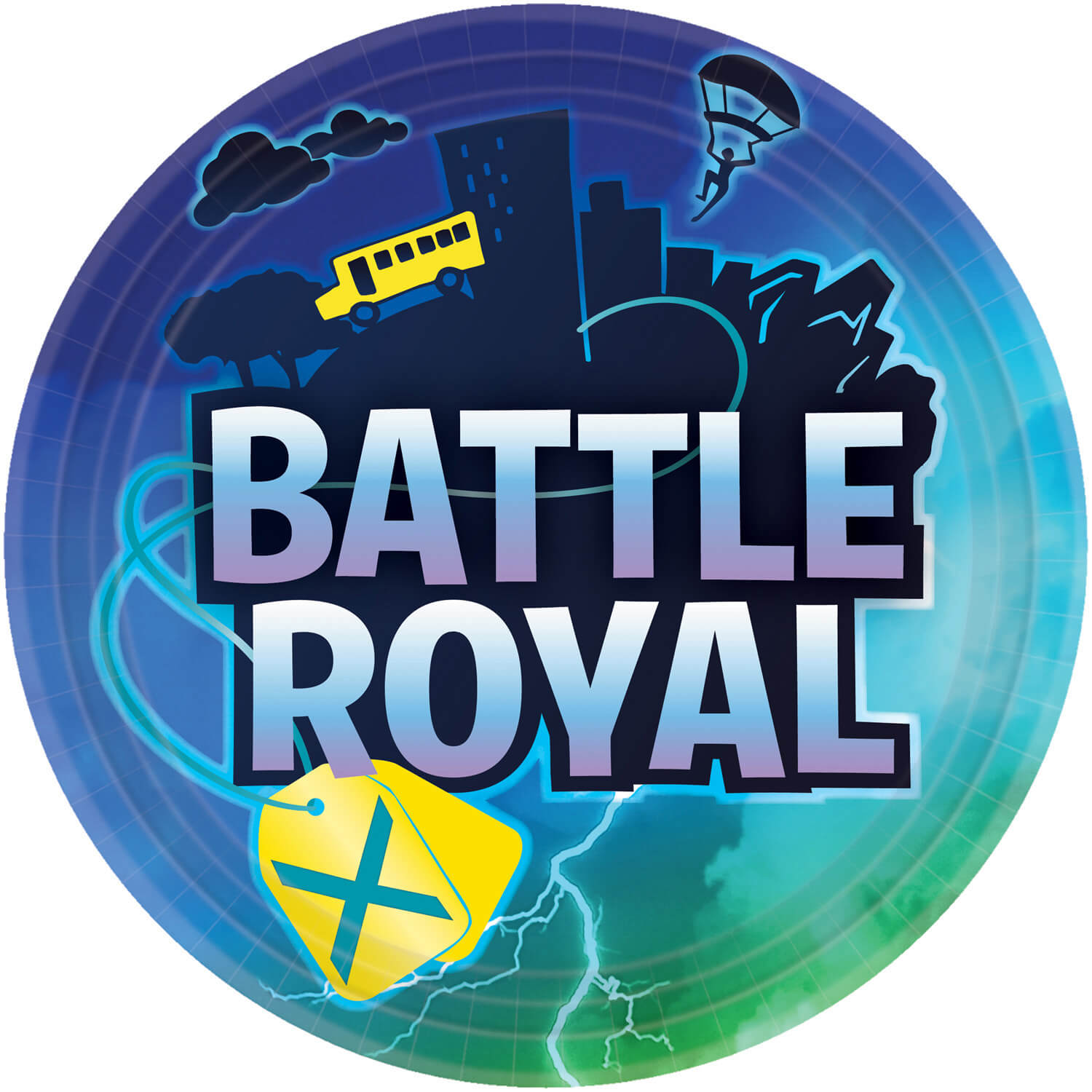 Papírové talíře Battle Royal 23cm 8ks