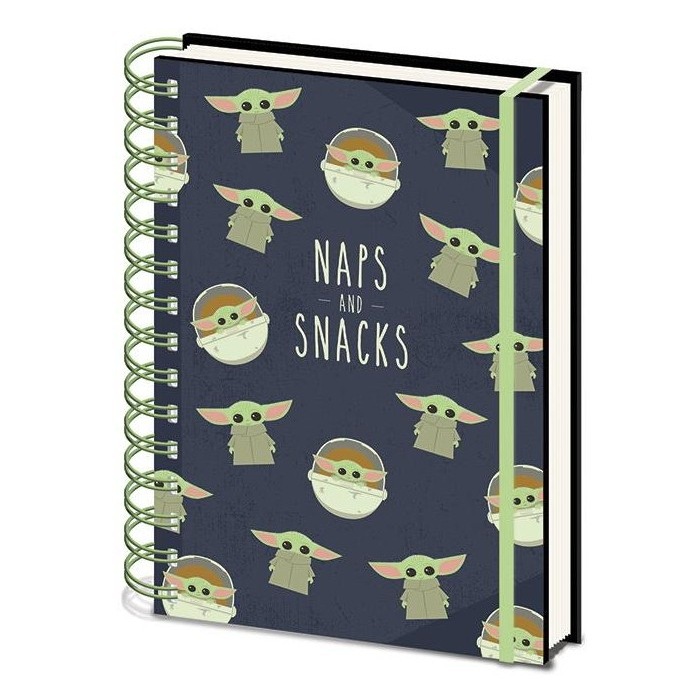 Blok A5 kroužkový Mandalorian - Naps and Snacks