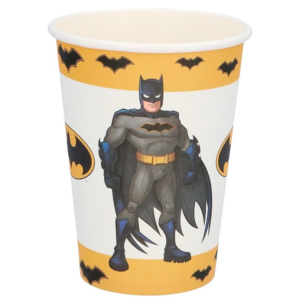 Kelímky papírové Batman 250 ml 8 ks