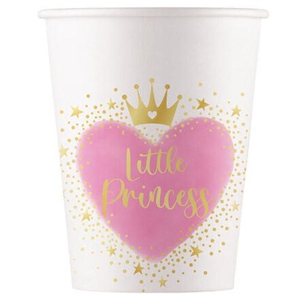 Kelímky papírové My Little Princess 200 ml 8 ks