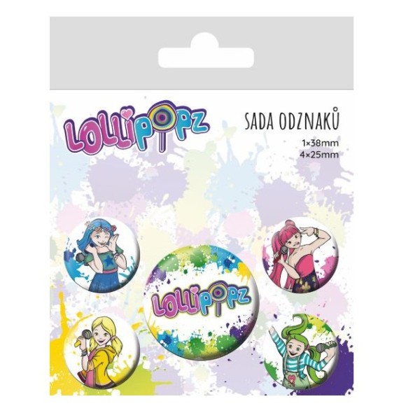 Lollipopz set odznaků