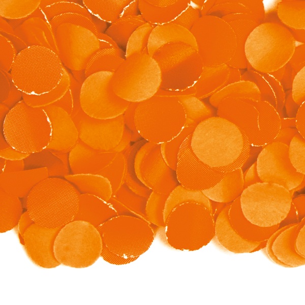 Konfety papírové oranžové 100 g