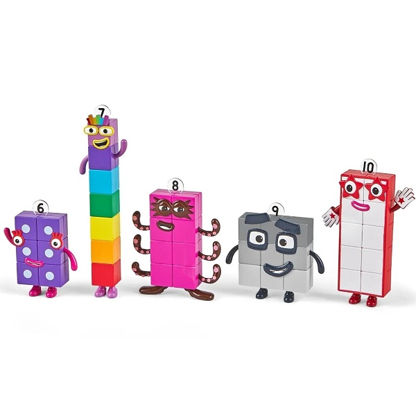 Postavičky Numberblocks Friends 6 až 10