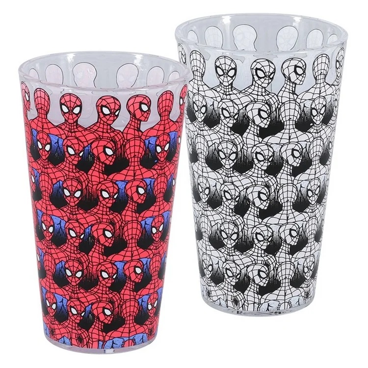 Spiderman sklenice měnící 400 ml