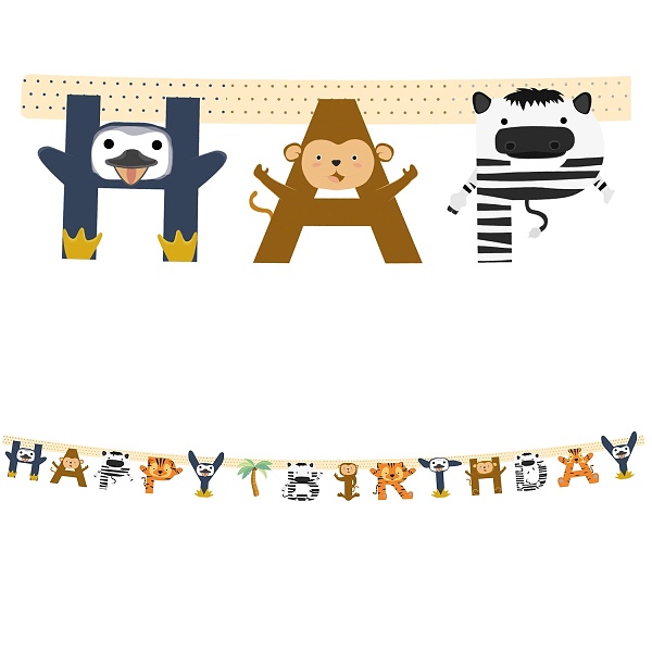 Banner Happy Birthday ZOO 2m